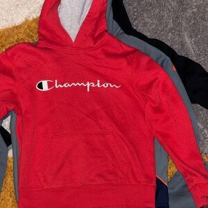 Champion Kids' Vibrant Red Hoodie